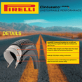 thumbnail image 3 of Pirelli Cinturato Gravel H TLR 35-622 (700 x 35c) Road Bicycle Tire - SpeedGrip Compound, Clincher Type, Tubeless Ready Bike Tire with Keychain 700x35c, 3 of 9