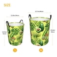thumbnail image 3 of Picia Kiwi and Avocado Large Laundry Basket, Waterproof, Freestanding Laundry Hamper, Collapsible Tall Clothes Hamper with Extended Handles-Small, 3 of 8