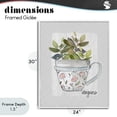 thumbnail image 4 of Stupell Industries Rustic Lodge Oregano Herb Mug White Framed Giclee Art, 24 x 30, by Livi Finn, 4 of 8