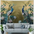 thumbnail image 4 of GOSMITH Peacock and Peonies Tapestry Wall Hanging For Bedroom,Small Tapestry For Bedroom Aesthetic Funny Tapestries Wall Hangings,Room Decor Aesthetic Tapestry For Bedroom Painting, 4 of 6