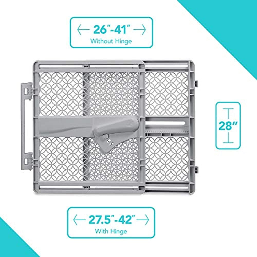 Summer Indoor & Outdoor Multi Function Walk-Thru Gate, Gray