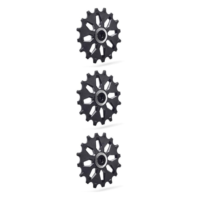Polea de Cambio Trasero Yuarrent para Bicicleta Accesorios de Rueda de Guía Aleación de Aluminio 16T Type1 NO1