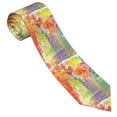 thumbnail image 3 of XMXY Abstract Paint Mens Necktie Ties , Art Modern Formal Bussiness Wedding Party Printed Tie, 3 of 9