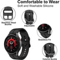 thumbnail image 4 of KOMI Sport Watch Band for Samsung Galaxy Watch 7/6/5/4/FE Bands 40/44mm/ Classic Bands 43/47mm/ Galaxy Watch 5 Pro Band 45mm/ Galaxy Watch 4 Classic Band 42/46mm, No Gap Replacement Strap, 4 of 5