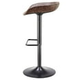 thumbnail image 5 of New Pacific Direct Rogue 31.5" PU Leather Gaslift Bar Stool in Brown (Set of 2), 5 of 9