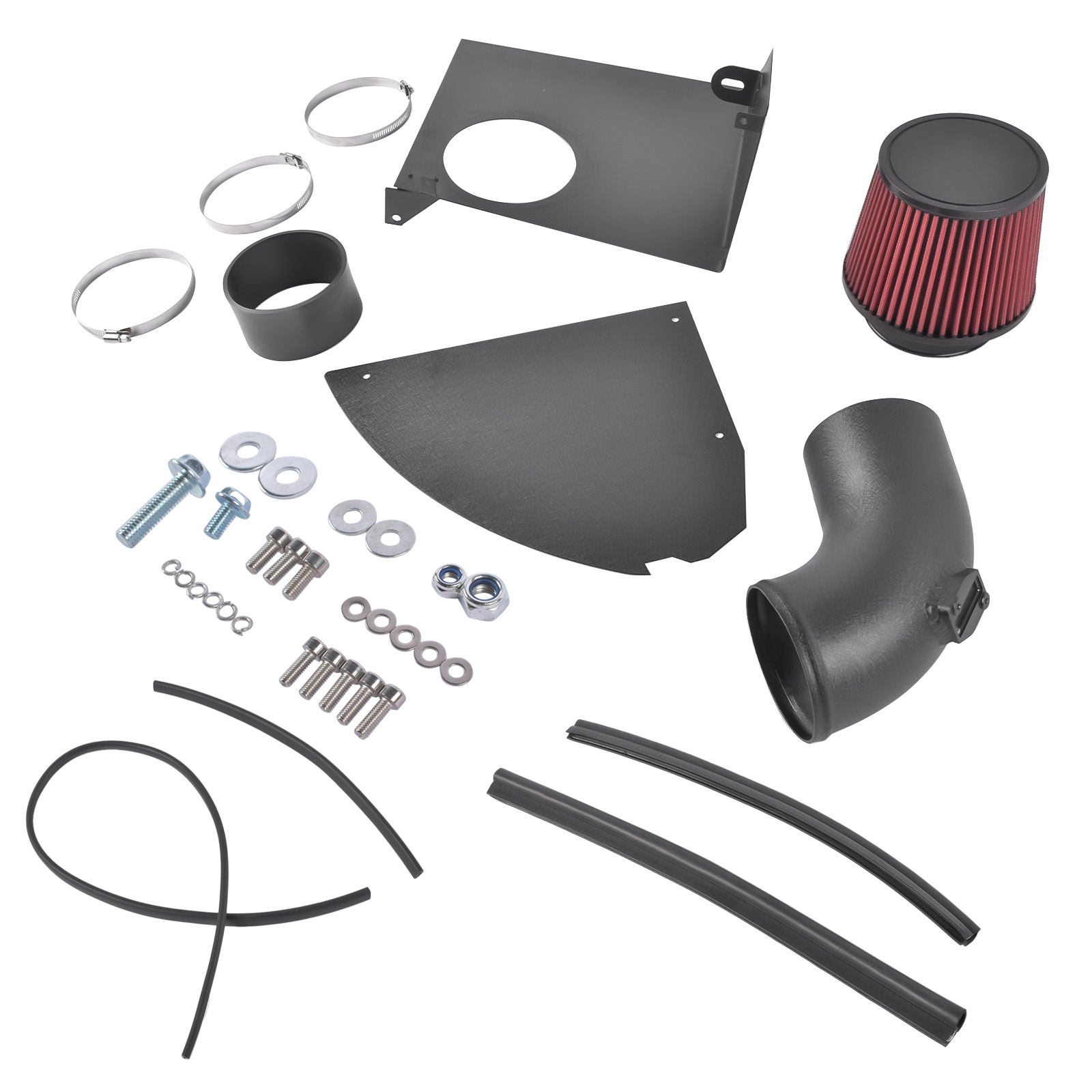 Mustrod Cold Air Intake System Kit w/ Red Filter for BMW M340i G20 G21 M440i G22 G23 M240i G42 B58 3.0L