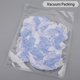 thumbnail image 5 of Cinta de gasa de malla fruncida de 5 yardas con volantes de cuadros azules, borde de encaje plisado de 2,5 pulgadas, tela de tafetán a cuadros, aplique de tul bordado, borde de adorno, 5 of 9