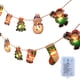 thumbnail image 2 of Adorno colgante de luces navideñas para árbol de Navidad con 8 modos de parpadeo LED 25 m, 2 of 9