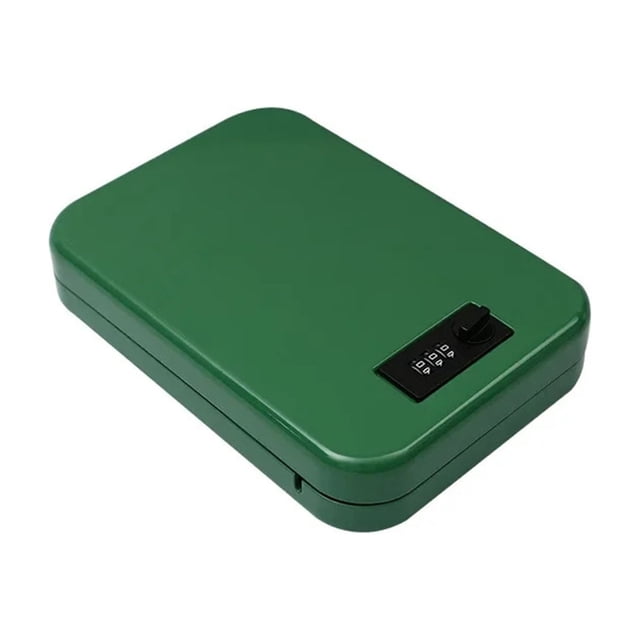 Portable Security Box Safes Cash Money Safe with Combination Lock Password for Home Car Office