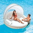 thumbnail image 5 of Open Box 2) Intex Canopy Island 78" X 59" Inflatable Water Lounge Raft |, 5 of 6