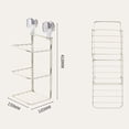 thumbnail image 3 of Tongina Food Preparation Tray ,Kitchen Preparation Plate, Wall Mounted, Vegetable Tray Kitchen Storage Rack ,Stand ,Food Sorting Tray White, 3 of 3