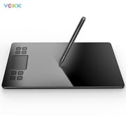 VEIKK Graphics Board,Touch-Pad 8192 Pressure 8 Pen Nibs Area 8 Touch-Pad A50 Tablet 10 Stylus 8 Pen Battery-free Stylus 8 10 x 6 8 8192 x 6 Inch Pen Nibs Compatible 8 Touch-Pad 8192