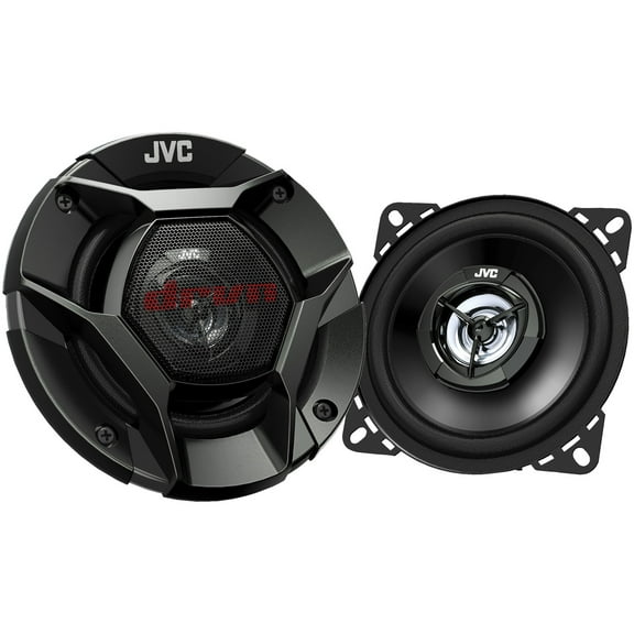 JVC CS-DR421 drvn DR Series Shallow-Mount Coaxial Speakers (4", 220 Watts Max, 2 Way)