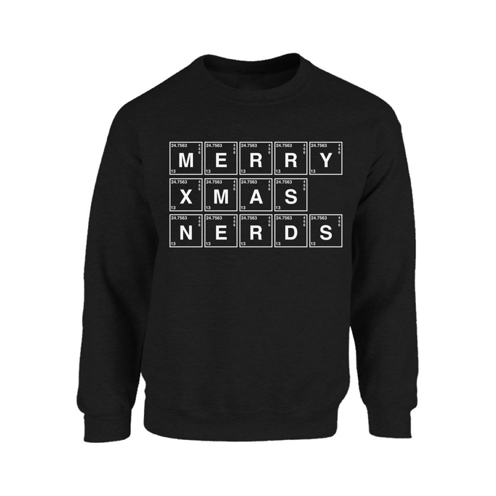 Mezee Mezee Merry Christmas Nerds Sweatshirt Funny Christmas Sweaters