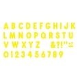 thumbnail image 2 of Trend Enterprises T-79414 Yellow Ready Letters 7In Uppercase- Billboard Font, 2 of 3