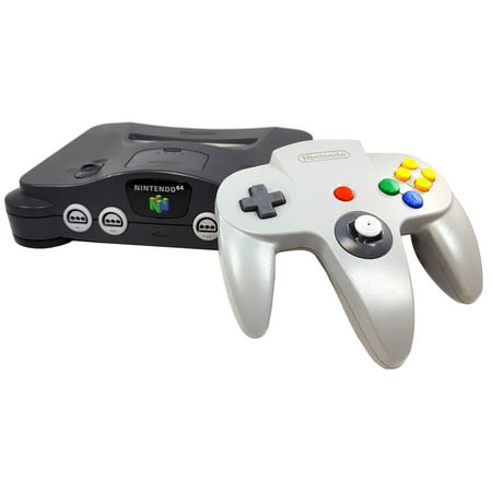 Refurbished Nintendo 64 N64 Video Game Console with Controller and (Best Nintendo 64 Emulator For Android)