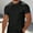Black, variant on Short Sleeve T Shirts Men Cotton Dry Fit Athletic Undershirts Performance Crew Neck Moisture Wicking Classic Fit Solid Mens Shirts S