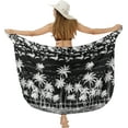 thumbnail image 5 of HAPPY BAY Women's Pareo Beach Casual Swimsuit Bikini Sarong One Size Black, Beach, 5 of 5