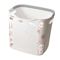 thumbnail image 4 of Cesta para la ropa sucia, cesta decorativa con asa, organizador de almacenamiento L y blanco, 4 of 9