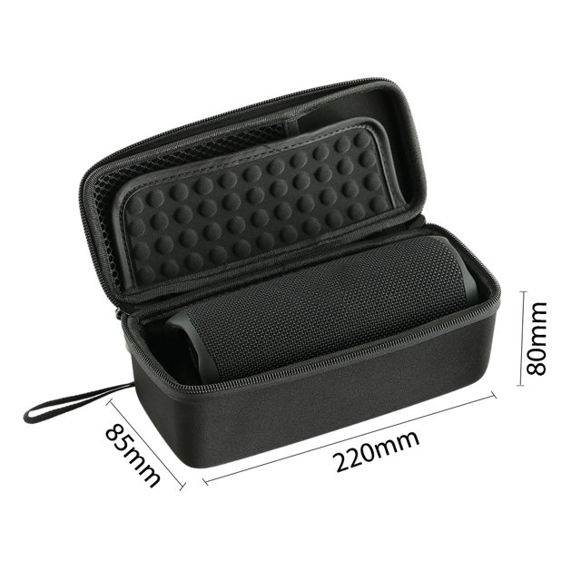 EVA Hard Case for JBL Flip 6 Wireless Bluetooth-compatible Speaker Box Bag Cover Portable Storage Case Shockproof Protective Box Black
