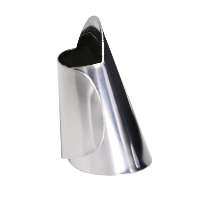 Protector de dedos Acero inoxidable Frijoles de frutas Pelador de ajos Utensilios de cocina Hugtrwg Para estrenar