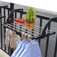 thumbnail image 2 of Balcony Radiator Tumble Stainless Steel Hanging Dryer Balcony Radiator Wall Clothes Holder, 2 of 5