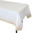 thumbnail image 5 of Jierger Plastic Tablecloths Gold Dot Disposable Tablecloths Plastic Dot Table Cover for Wedding Birthday Baby Shower Anniversary Holiday Party Decorations, 5 of 8