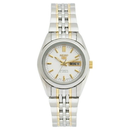 Seiko Women's Series 5 White Dial Watch - SYMA35K1