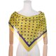 thumbnail image 2 of INSPIRAR CHIC Mujeres Pañuelo de Lunares 35" Satén Seda Como Cuadrado Bufanda Envoltura de Cabeza Bandanas 35.4x35.4" Amarillo, 2 of 6