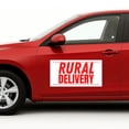 thumbnail image 1 of Rural Deliivery Car Magnet Sign by DC | Flexible Car Magnetic Sheets with Adhesive Backing | 12"x24" Bumper Magnet Sticker for Vehicles, Trucks & Business Advertising Signs | 2 PC | Made in USA, 1 of 7