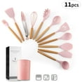 thumbnail image 1 of Kitchen Utensil Set 11 Pieces Silicone Non-Stick Barreled Cooking Utensil Set Silica Gel Utensil, 1 of 4