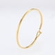 thumbnail image 1 of Delicada pulsera de barra de oro para mujer, sencilla, delicada, fina, con gancho, chapada en oro de 18 quilates, joyería minimalista hecha a mano., 1 of 5