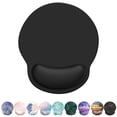 thumbnail image 1 of Mouse pad eulps con reposamuñecas de gel antideslizante negro, 1 of 7
