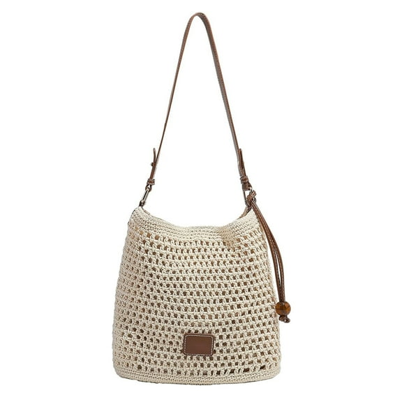 Summer Knitted Shoulder Bag bags, Bohemian Large Woven Beach bag Casual Designer Purse for Women