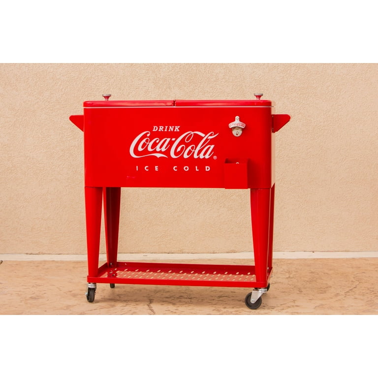Leigh Country CP 98126 Coca-Cola 80 Qt Outdoor Patio Cooler & Ice