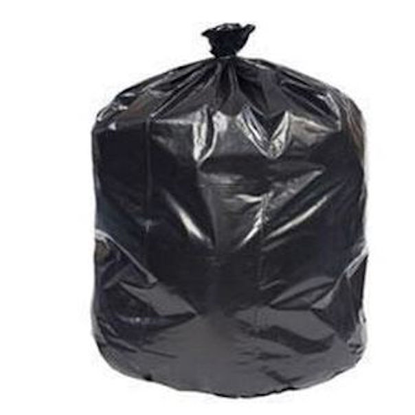 200 gauge black bin bolsas