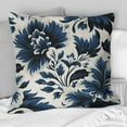 thumbnail image 4 of Designart "Azure Harmony Damask I" Damask Printed Throw Pillow, 4 of 5