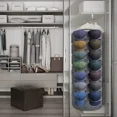 thumbnail image 2 of Baseball Cap Display Rack, Door Back Wall Non-Woven Not Deformed Hanging Hat Storage Rack, Store and Display Your Baseball Cap, Reasonable Storage, 2 of 5