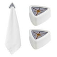 thumbnail image 2 of Towel Stopper Dish Cloth Hook Perforated Rag Stopper Hand Towel Storage Toilet Bathroom Hook Rag Storage Rack for Efficient Organization in Kitchen and Bath, 2 of 7
