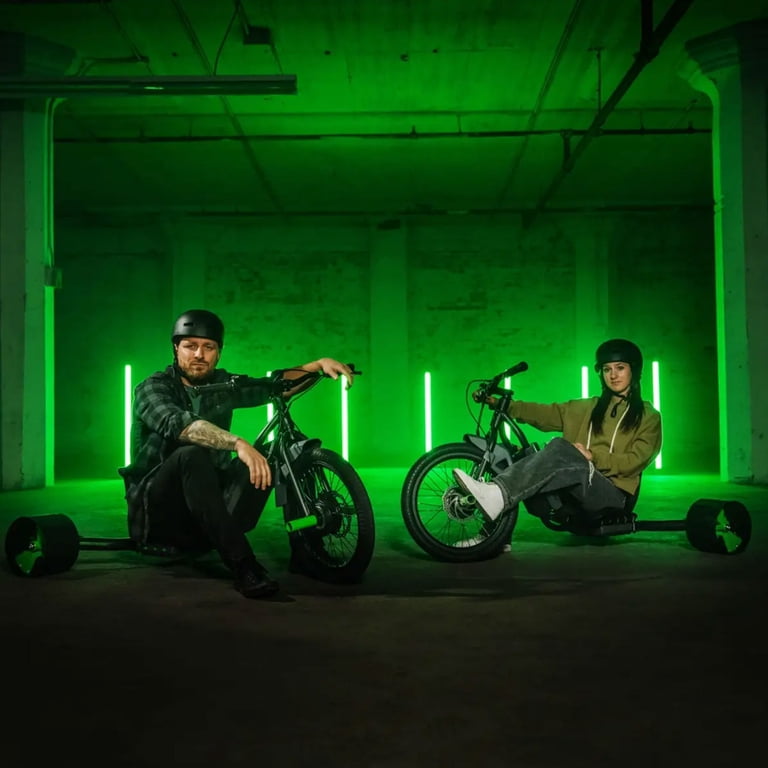 Huffy Green Machine 36V Electric Drift Trike, 15 MPH, Adult/Teens