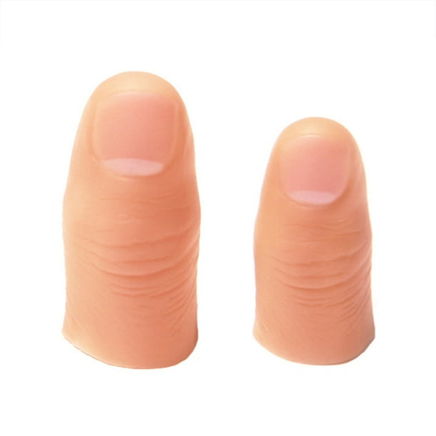Gwong Juguete 5 unids falsos dedos suaves thumb Tips Toy Close Up Stage Magic Trick Prank Props Gwong 30002167