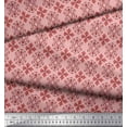 thumbnail image 2 of Soimoi Cotton Duck Fabric Filigree Damask Fabric Prints By Yard 56 Inch Wide, 2 of 3