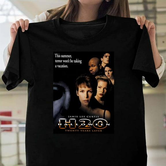 Halloween H20 20 Years Later Graphic Unisex T-Shirt, Retro Horror Movie Halloween Gift G0984, Up to Size 5XL