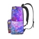 thumbnail image 3 of Disketp Colorful Purple Cosmos Flower Mochila Escolar de Gran Capacidad y Peso Ligero, Mochila de Viaje Ideal para Escuela, Trabajo y Uso Diario, Cómoda y con Estilo, 3 of 8