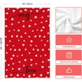 thumbnail image 6 of Red Heart Love Valentine''s Day Kitchen Towels Dish Towels, 18x26 Inch Anniversary Wedding Farmhouse Decoration Hand Towels Set of 2, 6 of 6