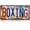 Boxing Sign, variant on Vintage Sport Metal Tin Sign Bowling License Plate Wall Decor for Home Cafe Bar Pub 12 x 6 Inches