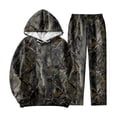 thumbnail image 5 of Nokdvo Camo Sweat Set for Men Maple Leaf Print Camouflage Sweatsuit with Kangaroo Pockets Long Sleeve Sets Outfits Oversized Fashion Jogging Lounge Sweatshirts Tracksuits,Black XL, 5 of 5