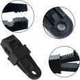 thumbnail image 1 of Clip de tienda de campa?a de 6 piezas, abrazadera de lona, ??toldos de clip, resistente al viento versátil con clip de lona de tienda de campa?a de mosquetón para acampar al aire libre, senderismo, accesorios de viaje (negro) ShuxiuWang 8390612952869, 1 of 1