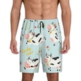 thumbnail image 1 of Fotbe Cute Cows Pantalones Cortos de Pijama para Hombre, Ropa de Dormir, Pantalones de Pijama Cortos para Hombre-3X-Large, 1 of 6