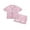Light Pink, variant on SILVERCELL 13-16Y Unisex Big Girls Boys 2Pcs Satin Silk Pajamas Set Cute Print Short Sleeve Sleepwear Button-Down PJs Sets Nightwear Loungewear Gifts For Teens Youngster